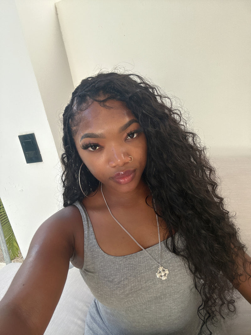 Loose Wave Curly Double Drawn  (18''-22'')