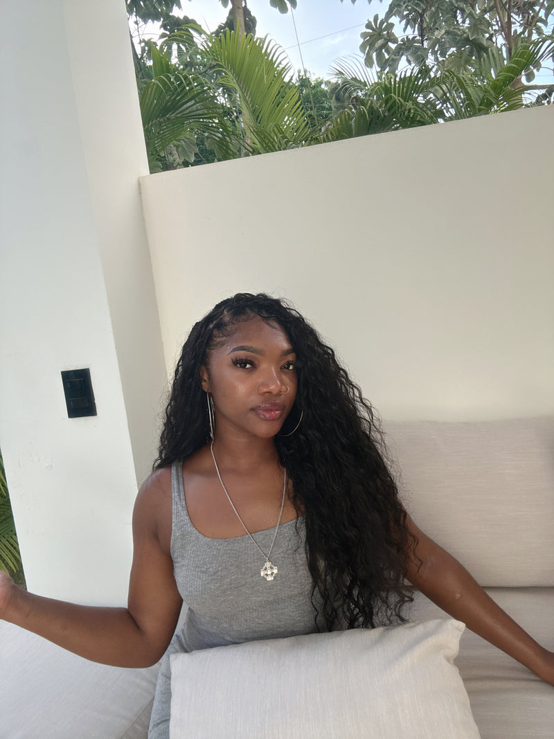 Loose Wave Curly Double Drawn  (18''-22'')