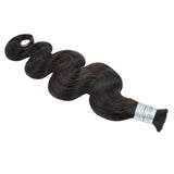 1 BUNDLE - 100% Unprocessed Virgin Natural Body Wave’ La Bulk Braiding Human Hair Curls (18-26 Inch)