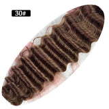 2 BUNDLE DEEP WAVE BULK Human Hair Goddess Curls (18-26Inch) (CHOOSE YOUR COLORS)