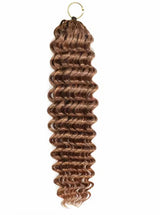 1 Bundle – Miracle Knot Virgin Deep Wave Crochet Human Hair for Boho & Goddess Braids (16"–22")