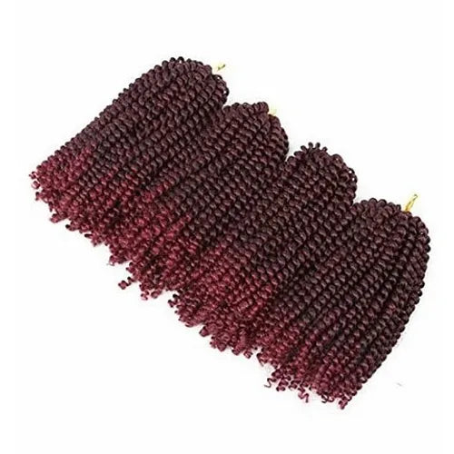 Spring Twist 4 BUNDLES Crochet Braids Synthetic Hair 8 Inch Jumbo Braiding Hair
