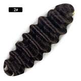3BUNDLE DEEP WAVE BULK Human Remy Hair Goddess Curls (18-26Inch) (CHOOSE YOUR COLORS)