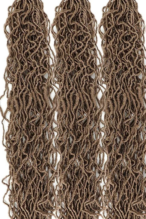 3 Packs (36 Inch ) Nu Faux Locs Crochet Hair 3PACK Pre-looped (21 Strands